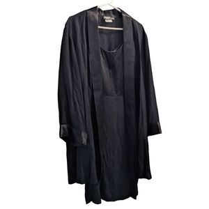 Dawn Joy Fashions Black 2 Piece Set Sleeveless Dress & Cardigan 20WP